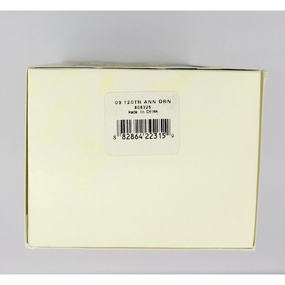 Lenox 120th Anniversary Finial 2009 Ornament Round Christmas Holiday Decor Boxed - Picture 7 of 9